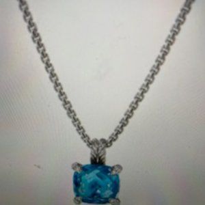 David Yurman Chatelaine Hampton Blue Topaz